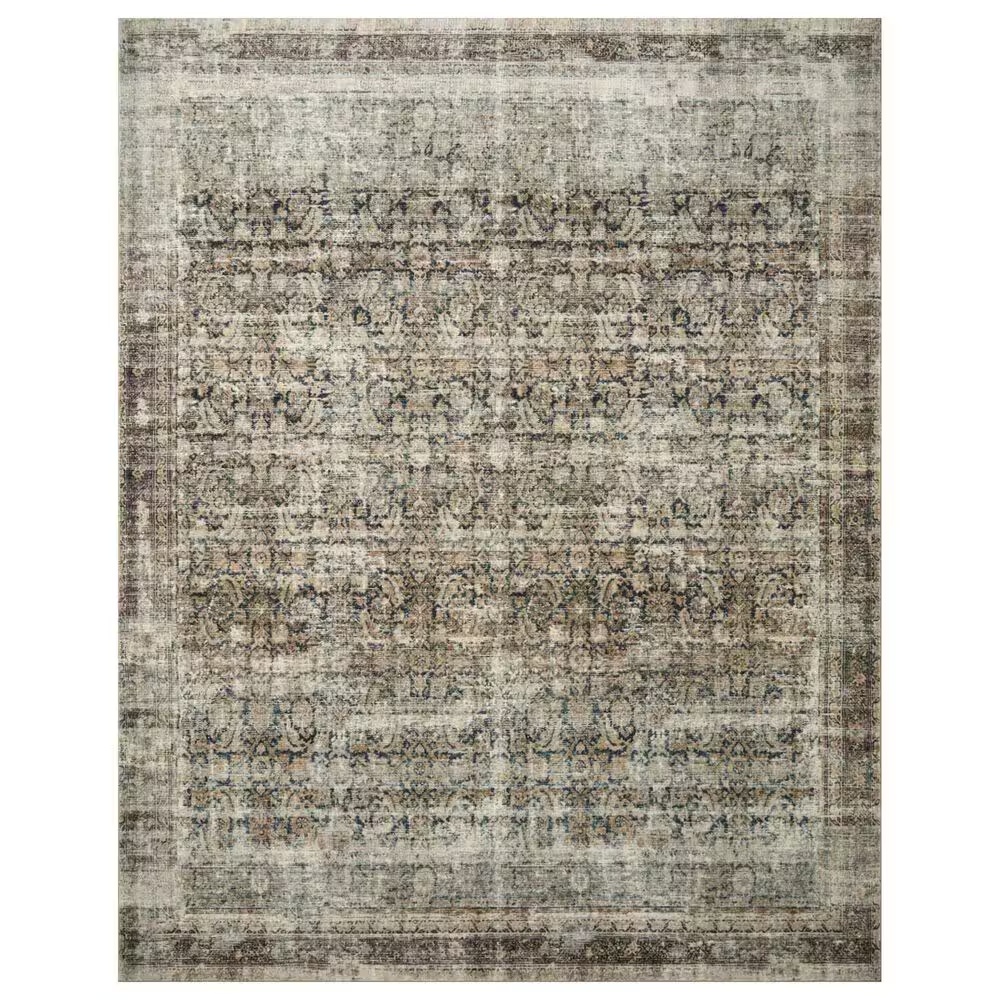 Amber Lewis x Loloi Morgan 8'3" x 11'3" Navy and Sand Area Rug