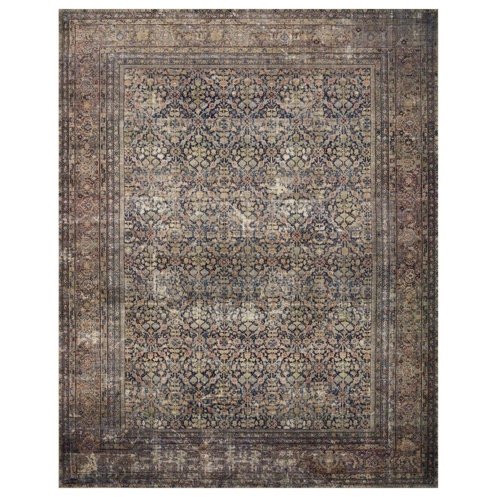 Amber Lewis x Loloi Morgan 5' x 7' Denim and Multicolor Area Rug