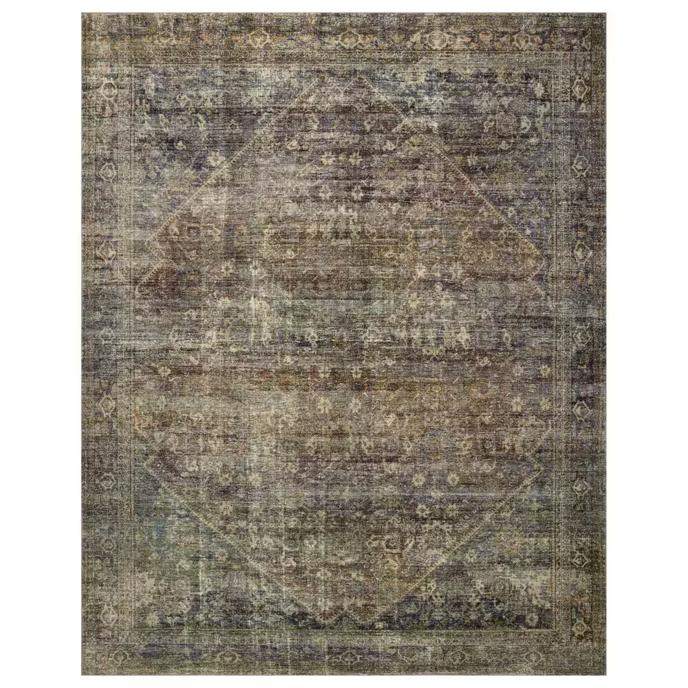 Amber Lewis x Loloi Morgan 8'3" x 11'3" Spice and Lagoon Area Rug