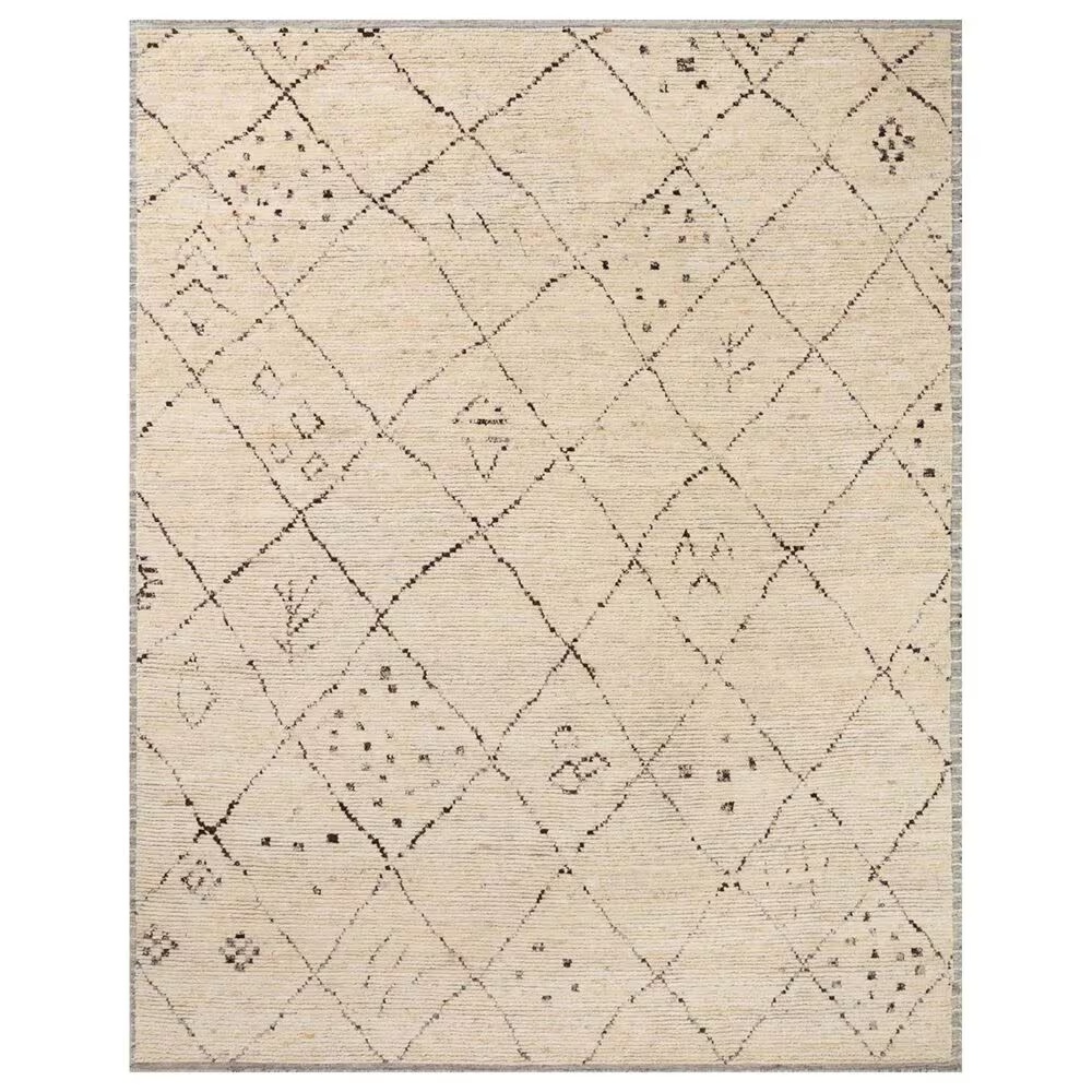 Amber Lewis x Loloi Briyana 8'6" x 11'6" Natural and Stone Area Rug