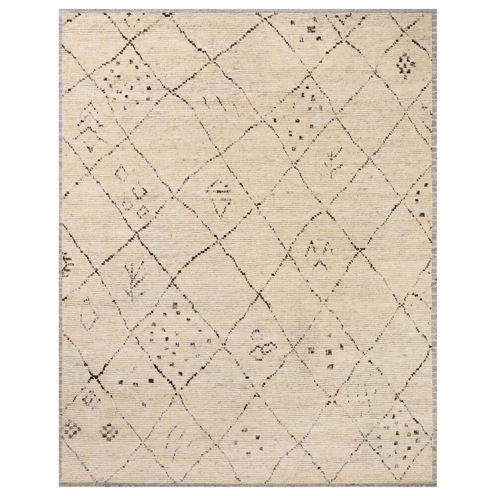 Amber Lewis x Loloi Briyana 9'6" x 13'6" Natural and Stone Area Rug