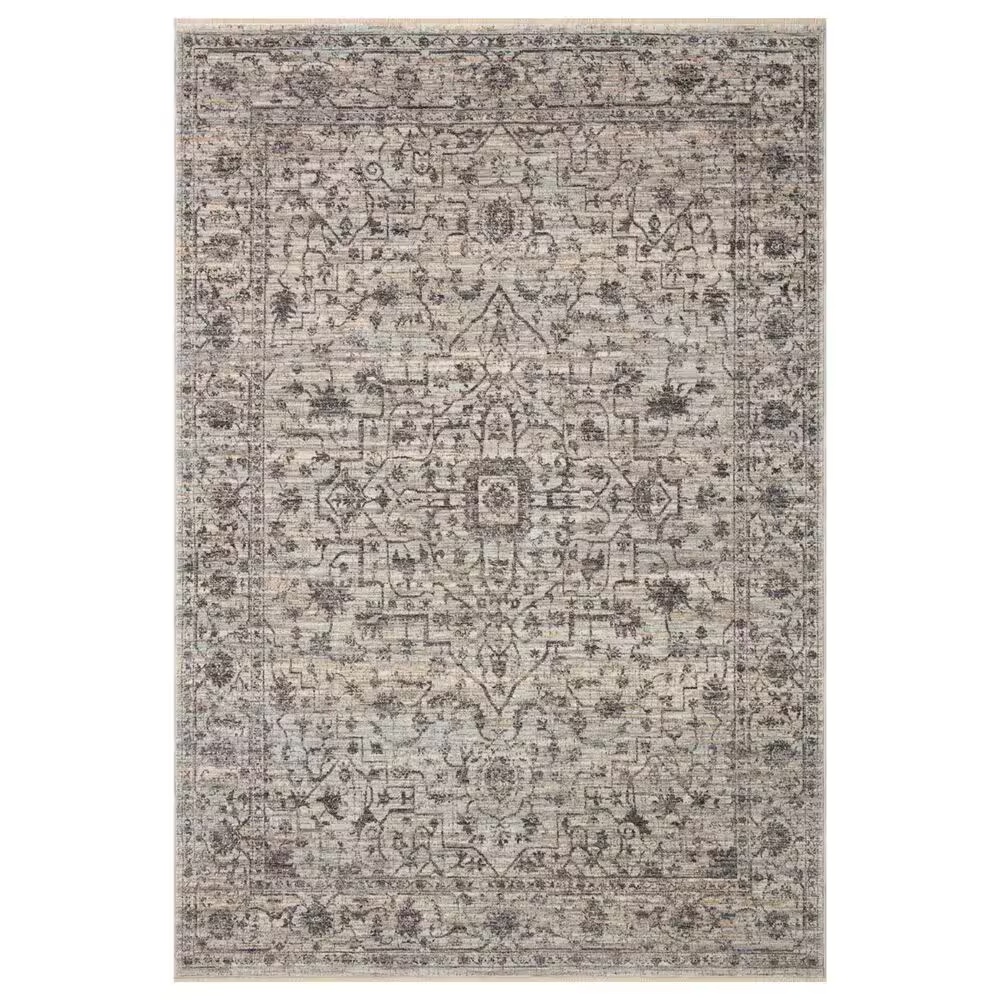 Loloi II Sorrento 2'7" x 8' Mist and Charcoal Runner
