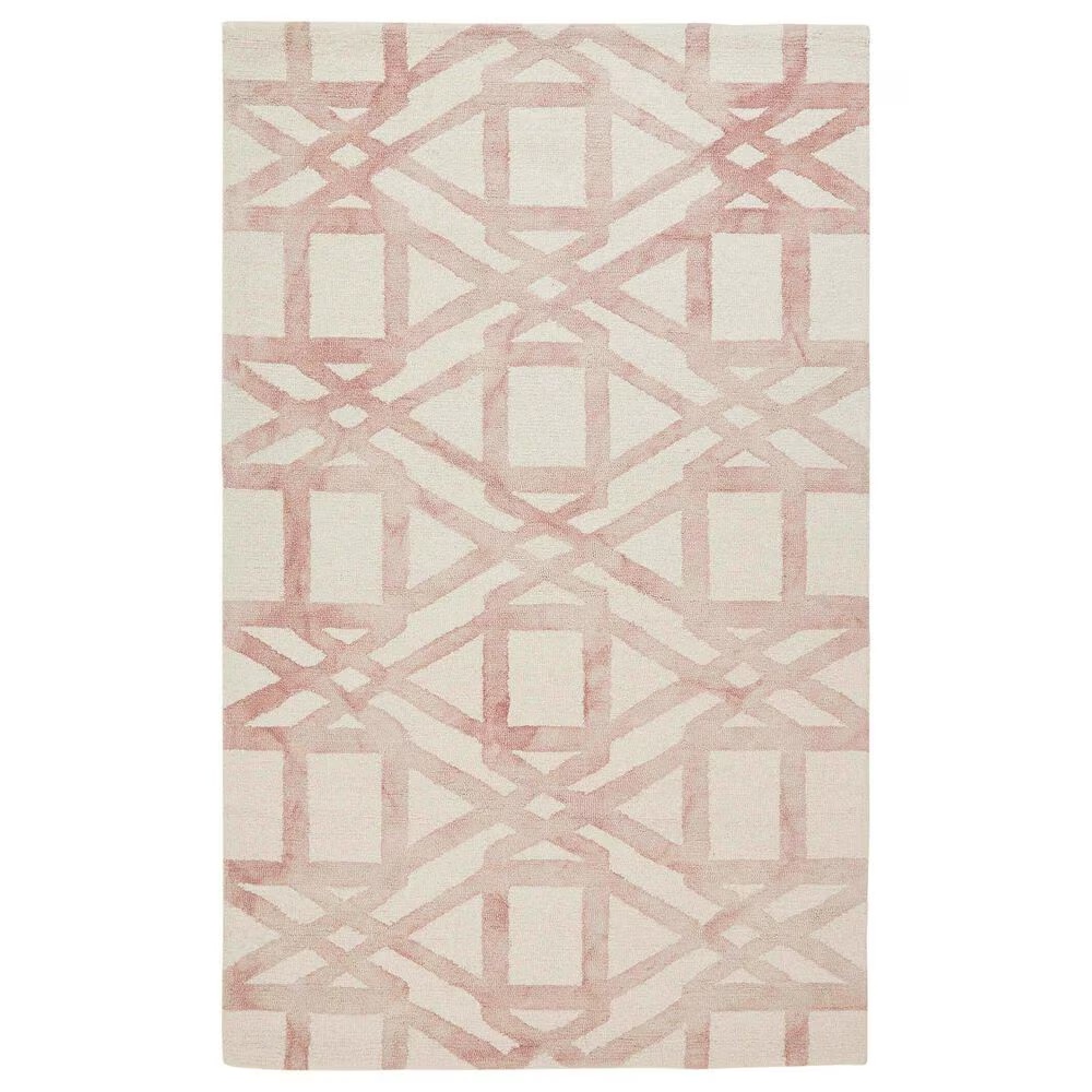 Feizy 8571F Lorrain Pink / Ivory 8' x 11' Area Rug