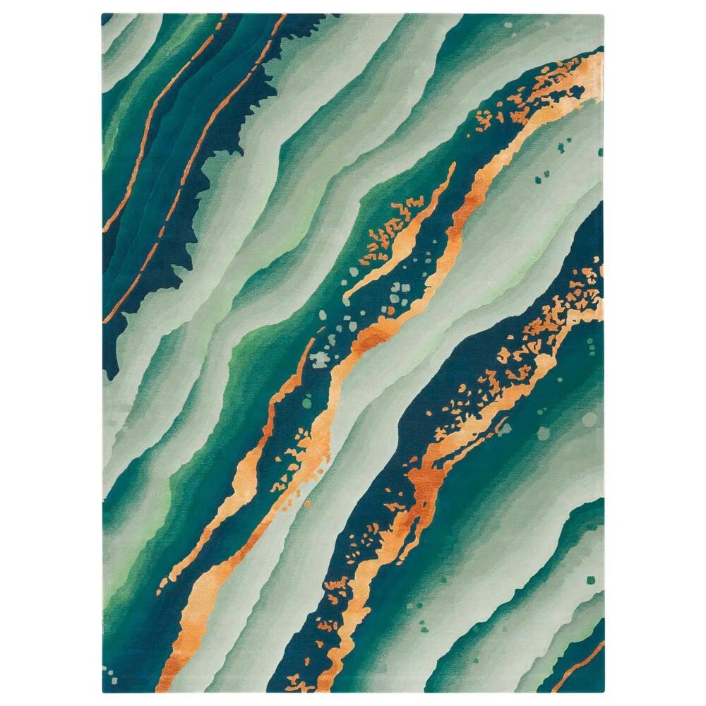 Nourison Prismatic Emerald 8'6" x 11'6" Area Rug