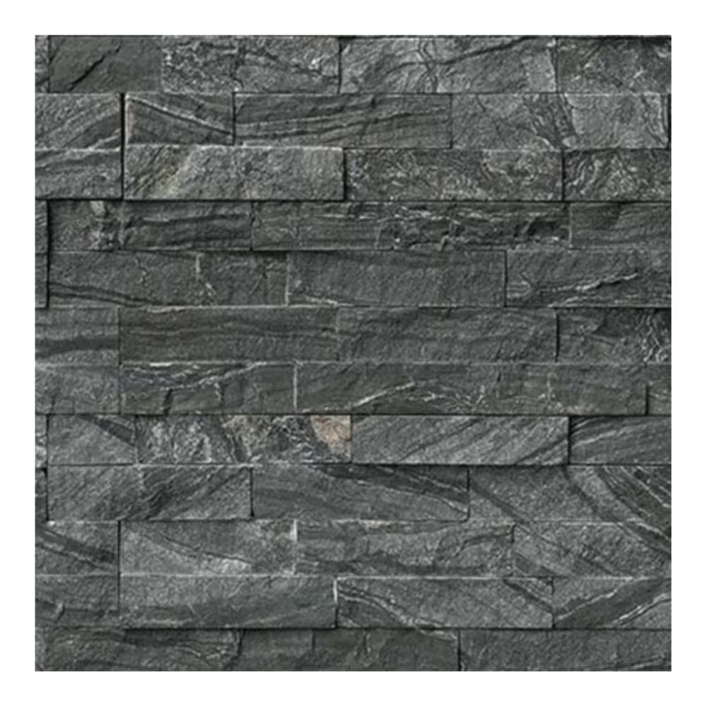 MS International Glacial Black 6" x 24" Natural Stone Tile
