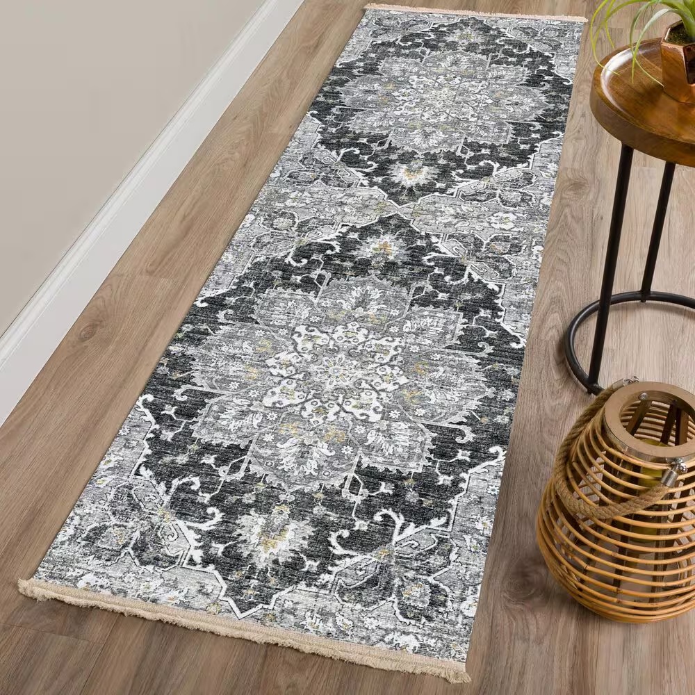 Dalyn Rug Company Marbella Midnight 2'3" x 12' Indoor/Outdoor Runner