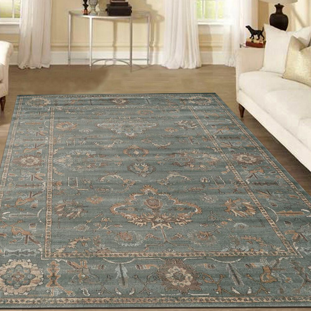 Radici USA Colosseo 3562 5'3" x 7'3" Green Area Rug