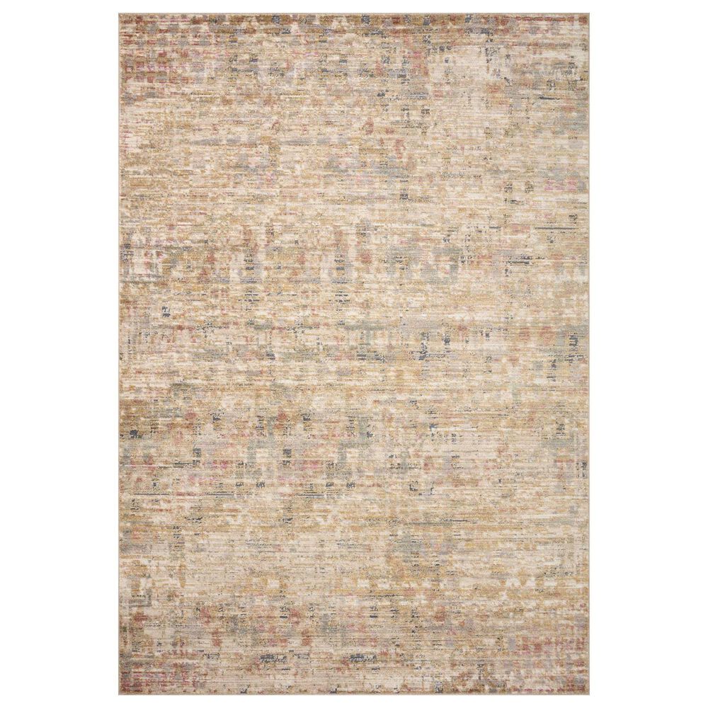 Loloi Arden 6'3" x 9' Sand and Multicolor Area Rug