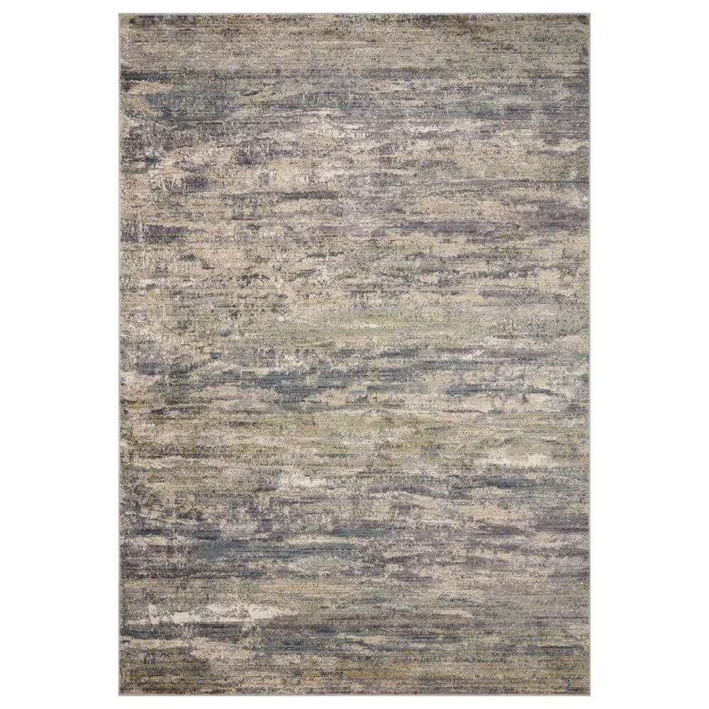 Loloi Arden 2'6" x 12' Granite and Ocean Runner