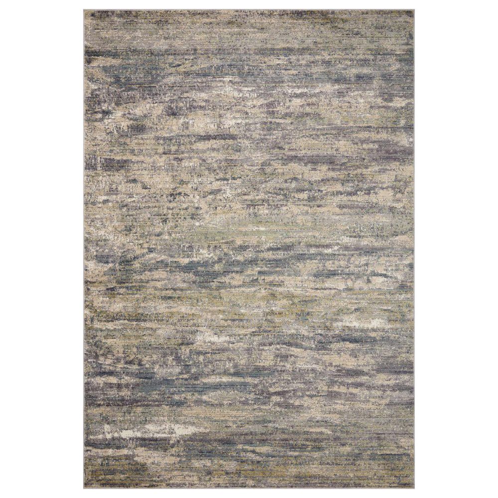 Loloi Arden 3'7" x 5'7" Granite and Ocean Area Rug