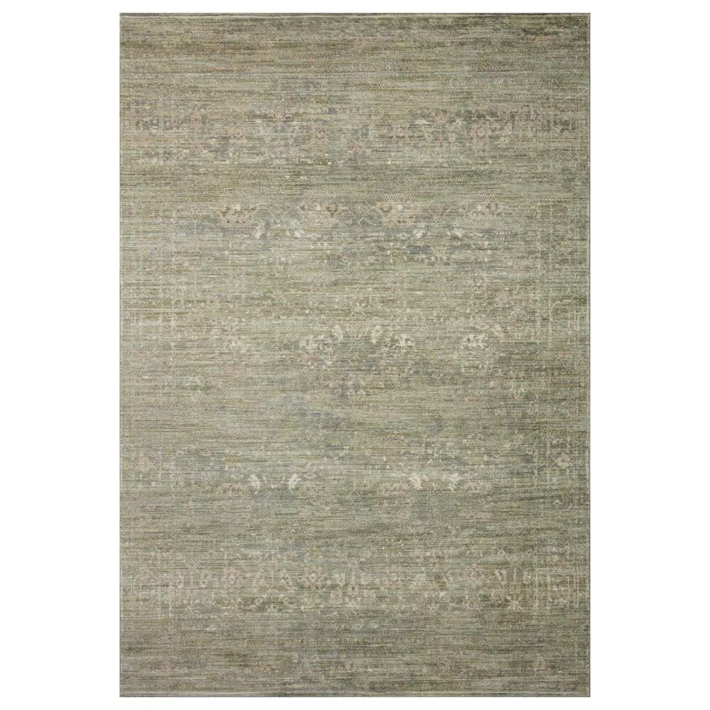 Loloi Indra 5' x 7'10" Sage and Natural Area Rug