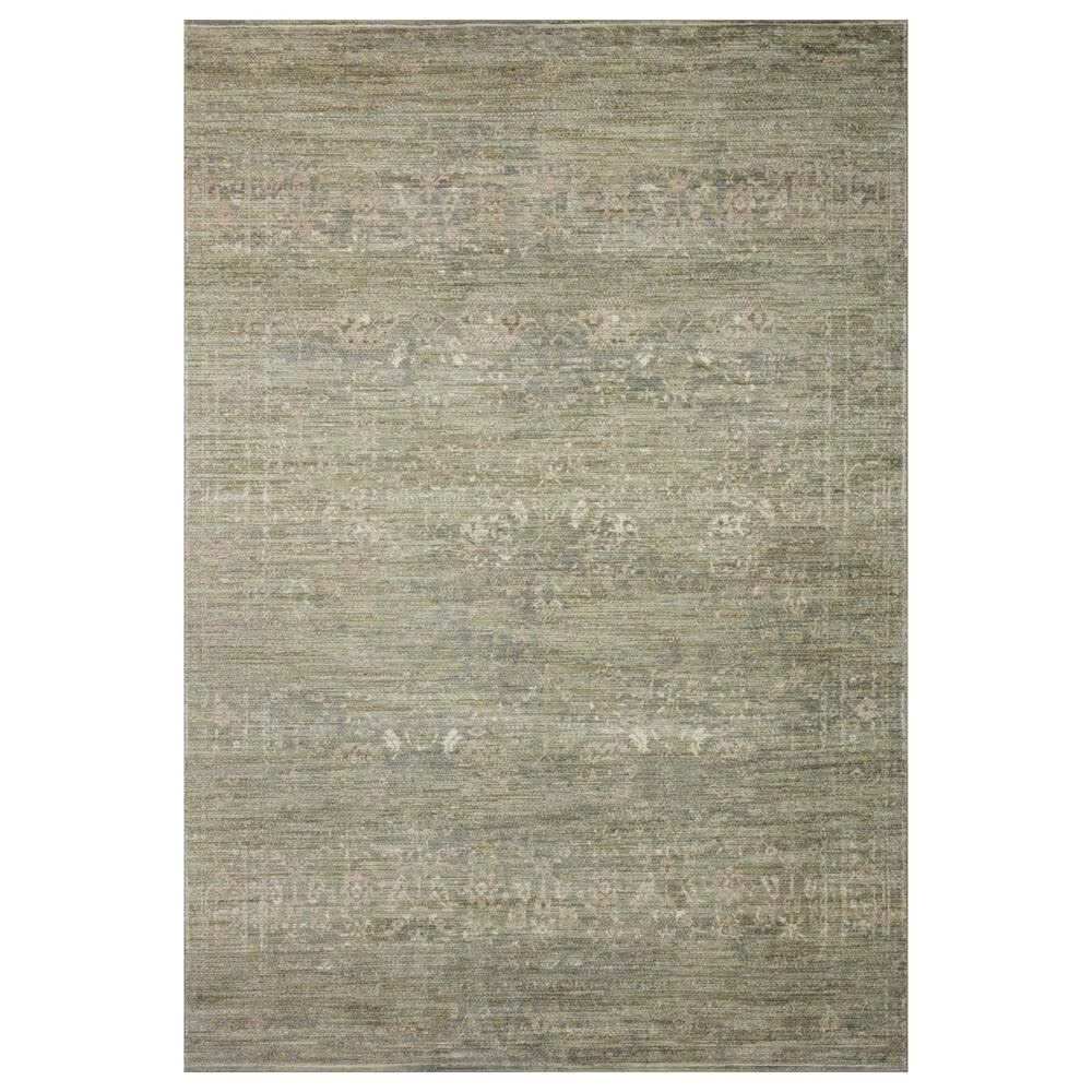 Loloi Indra 7'10" x 10' Sage and Natural Area Rug