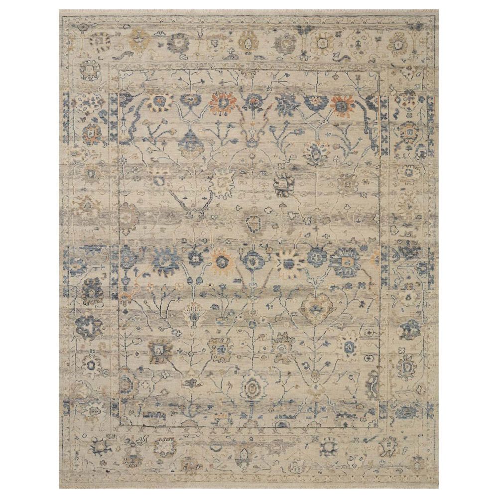 Loloi Dominic 7'9" x 9'9" Dove and Denim Area Rug