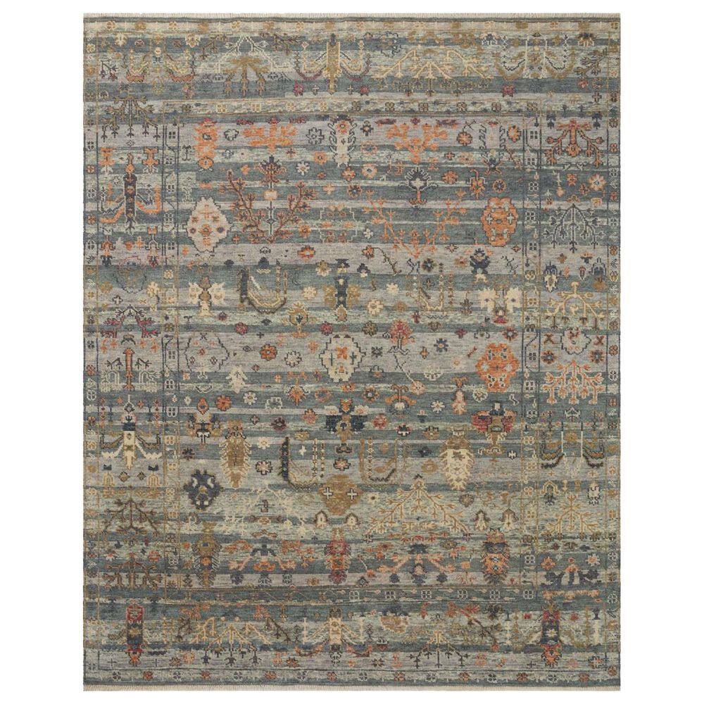 Loloi Dominic 5'6" x 8'6" Slate and Multicolor Area Rug
