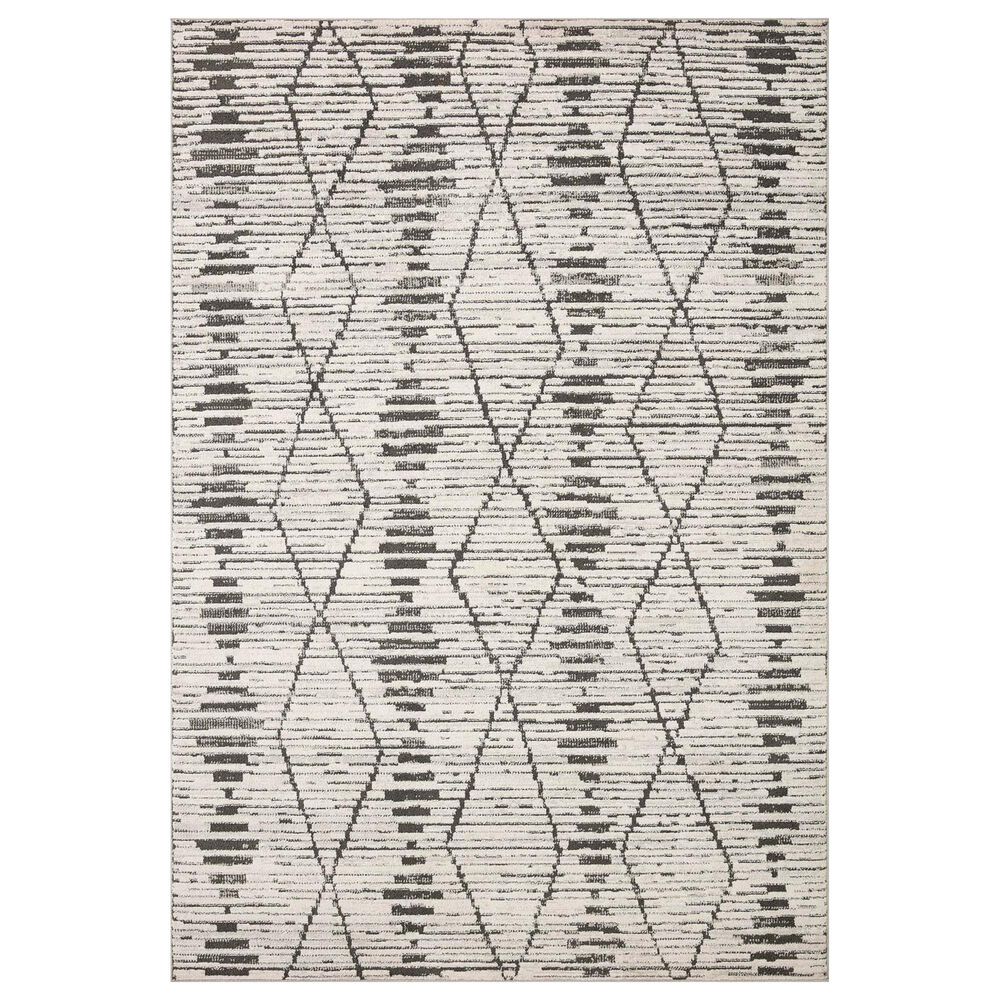 Loloi II Kamala 9'2" x 13' Charcoal and Dove Area Rug