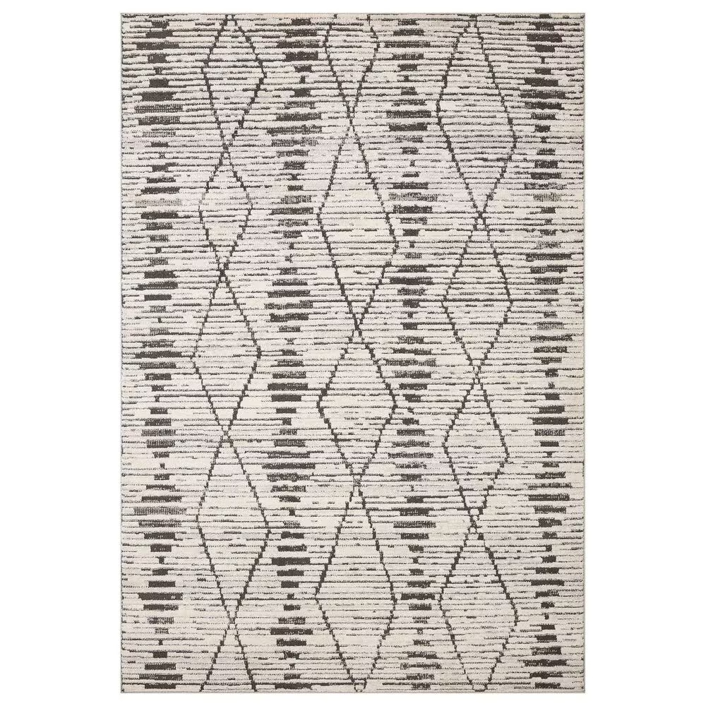 Loloi II Kamala 11'2" x 15'7" Charcoal and Dove Area Rug