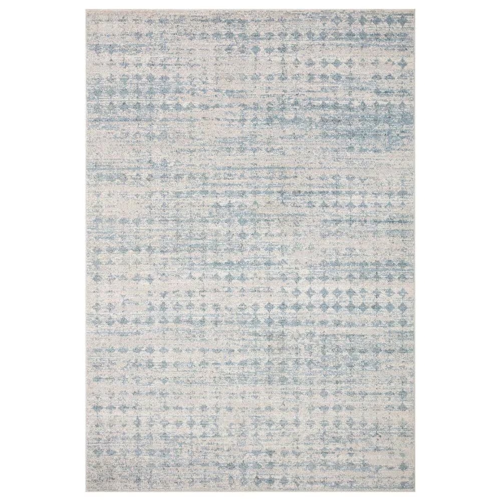 Loloi II Kamala 7'10" x 10' Sky and Dove Area Rug