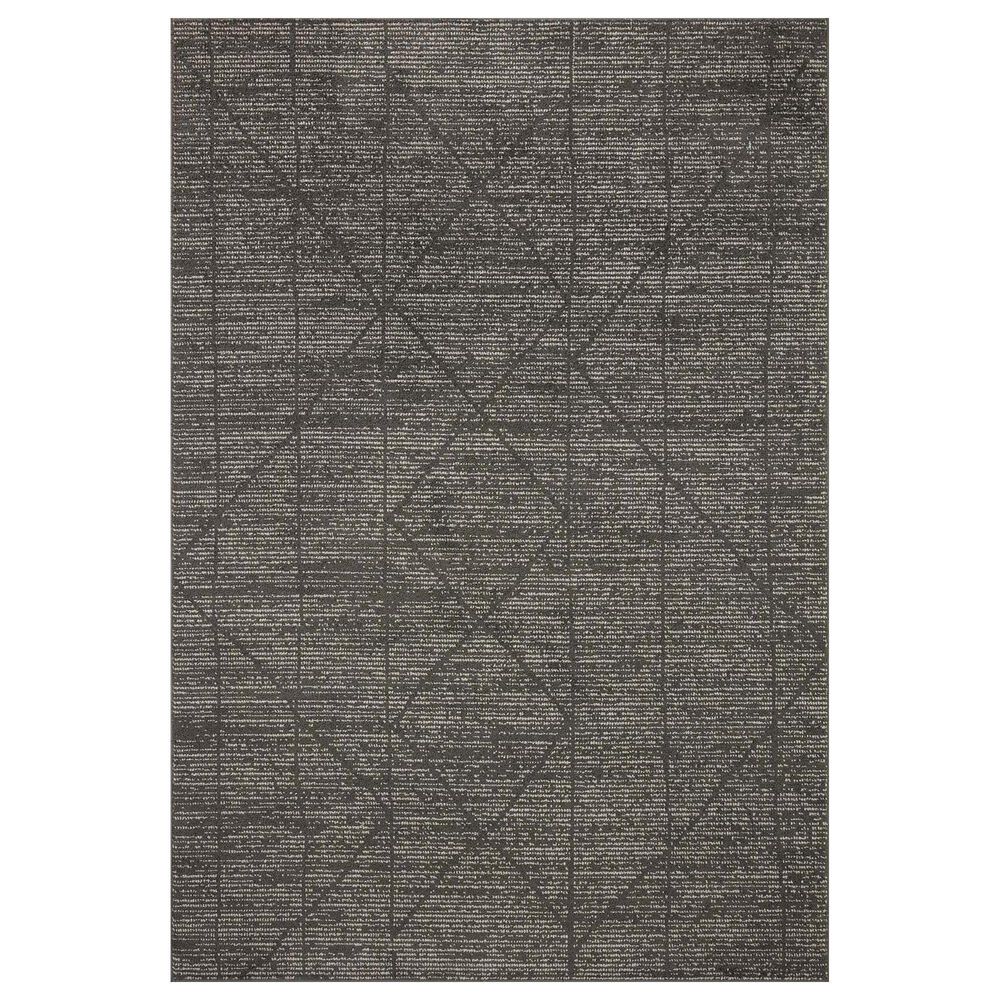 Loloi II Kamala 2'7" x 8' Charcoal and Ivory Runner