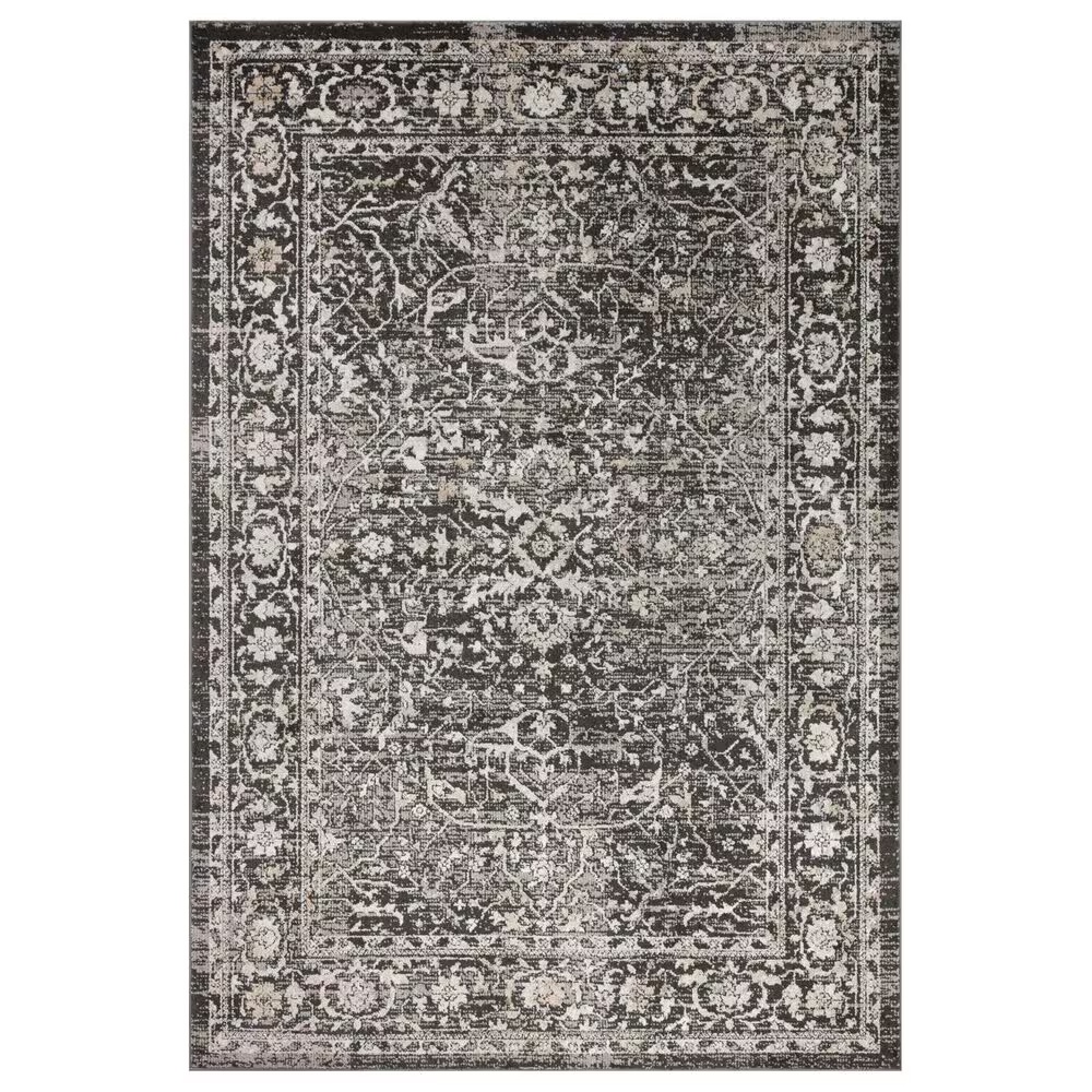 Loloi II Odette 4' x 6' Charcoal and Silver Area Rug
