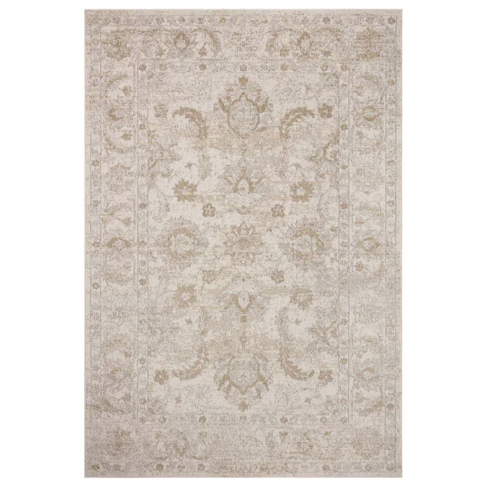 Loloi II Odette 5'3" x 7'9" Ivory and Beige Area Rug