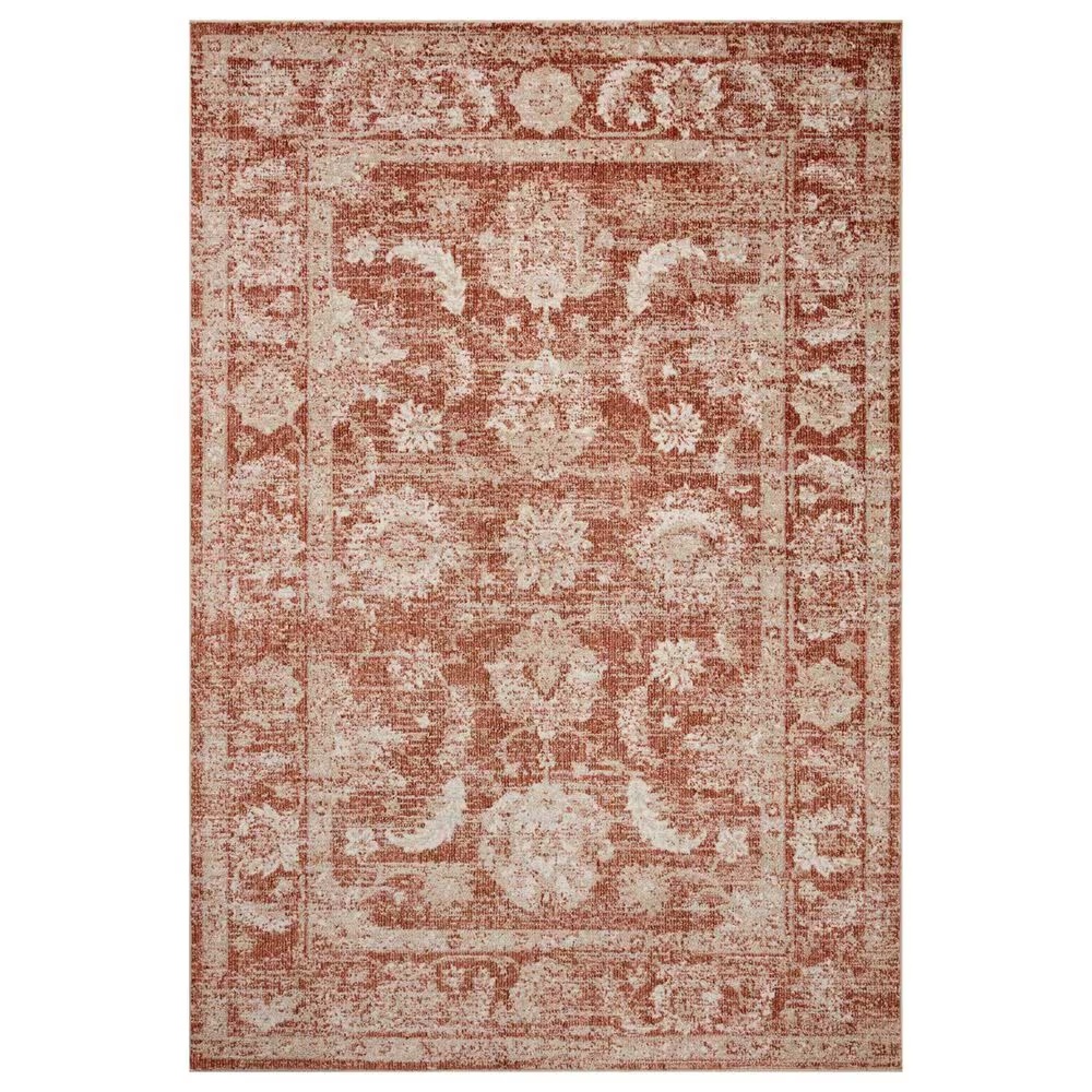 Loloi II Odette 2'7" x 8' Rust and Ivory Runner