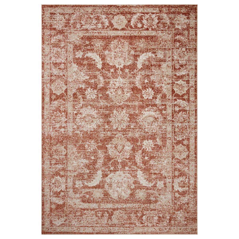 Loloi II Odette 2'7" x 12' Rust and Ivory Runner