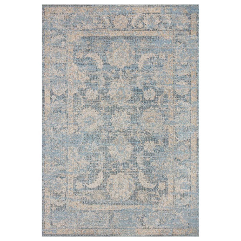 Loloi II Odette 4' x 6' Sky and Beige Area Rug