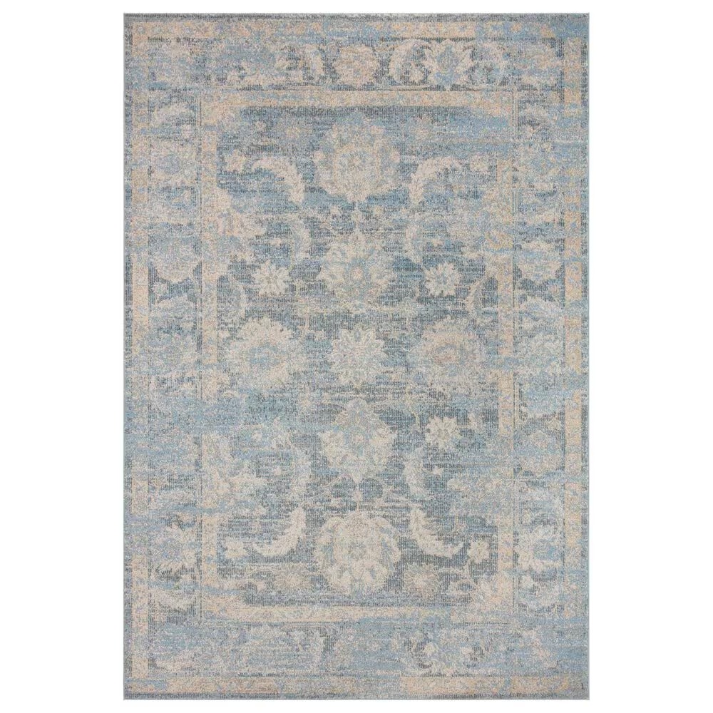 Loloi II Odette 9'2" x 13' Sky and Beige Area Rug