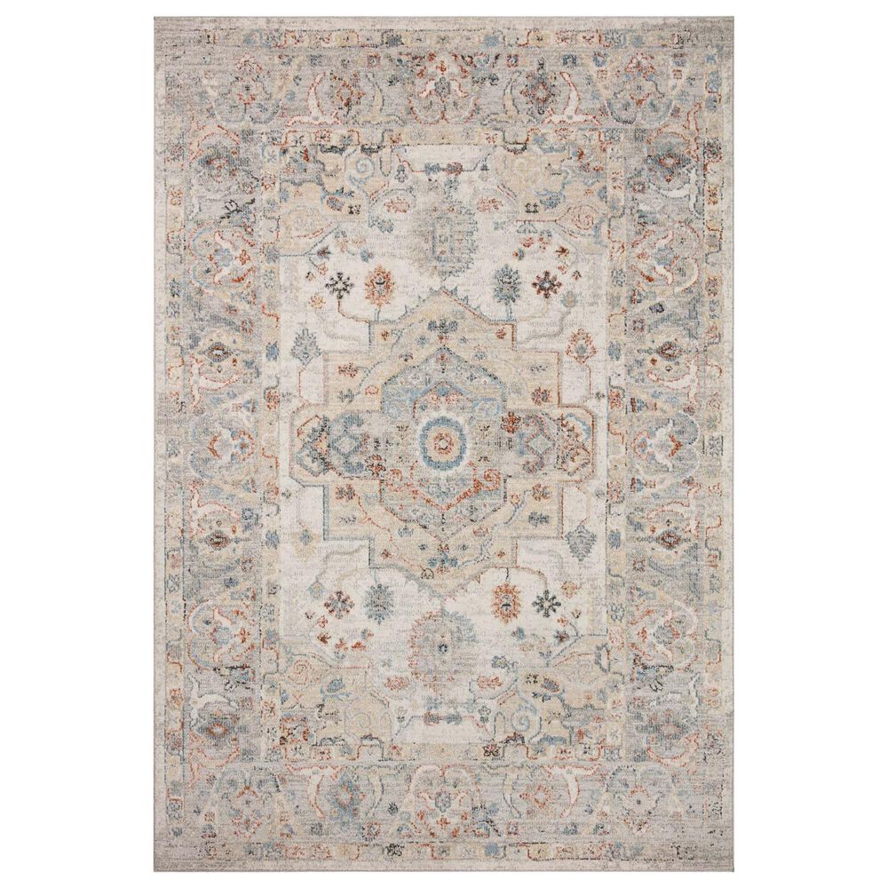Loloi II Odette 2'7" x 10' Ivory and Multicolor Runner