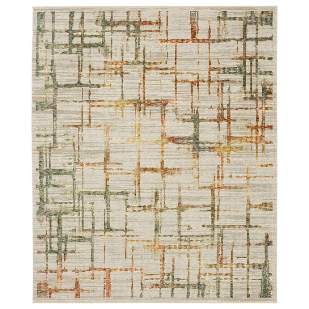 Karastan Memento Souvenir 6'6" x 9'10" Beige Area Rug