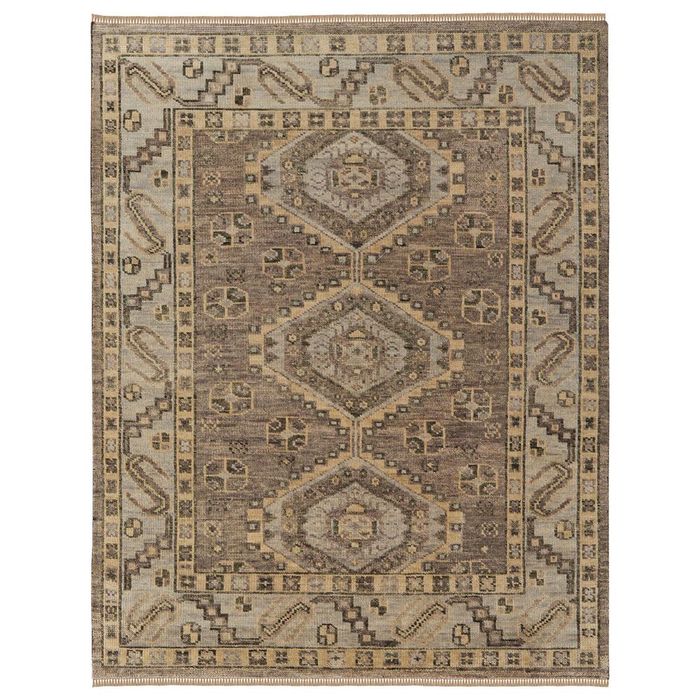 Feizy Fillmore 2'6" x 12' Brown and Gray Runner