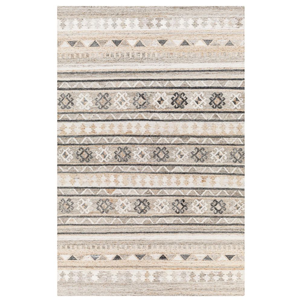Surya Alyssa 2' x 3' White, Black, Brown and Blue Area Rug