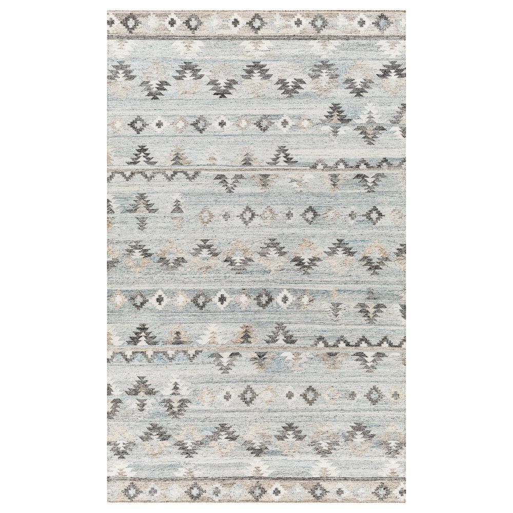Surya Alyssa 2' x 3' Blue, Gray, White and Brown Area Rug