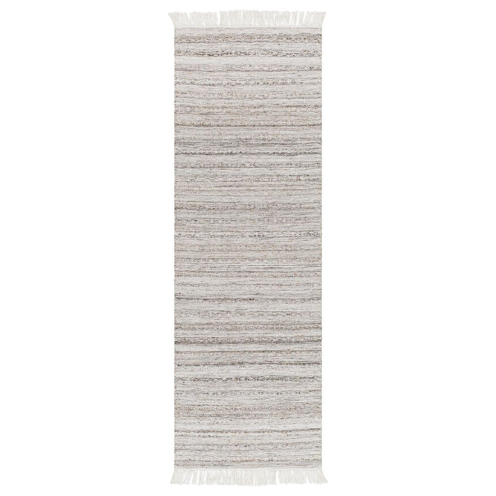 Surya Azalea 2'6" x 8' Taupe, Ivory and Brown Runner