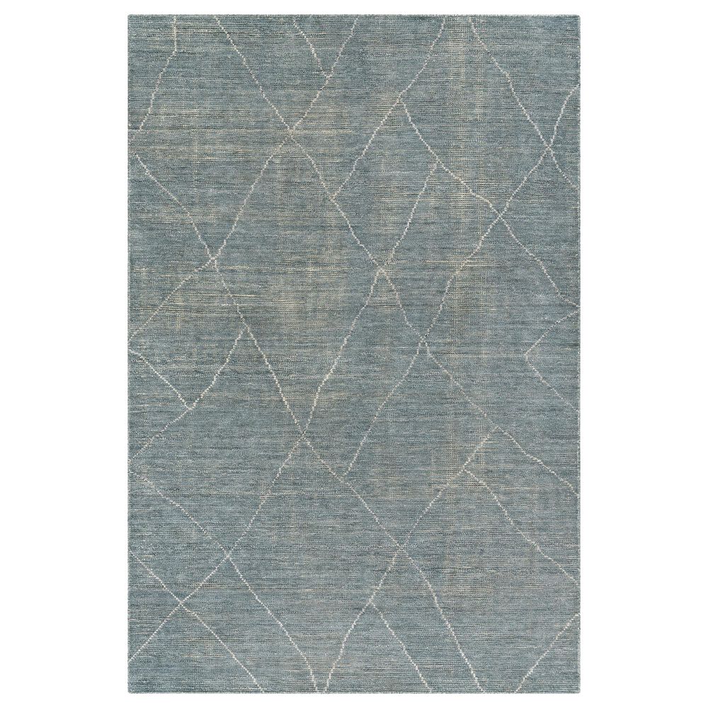 Surya Nalan 2' x 3' Medium Gray and White Area Rug