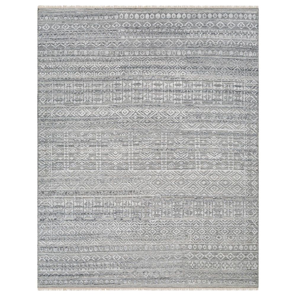 Surya Pompei 8' x 10' Charcoal, Black, White, Light Slate, Beige and Teal Area Rug