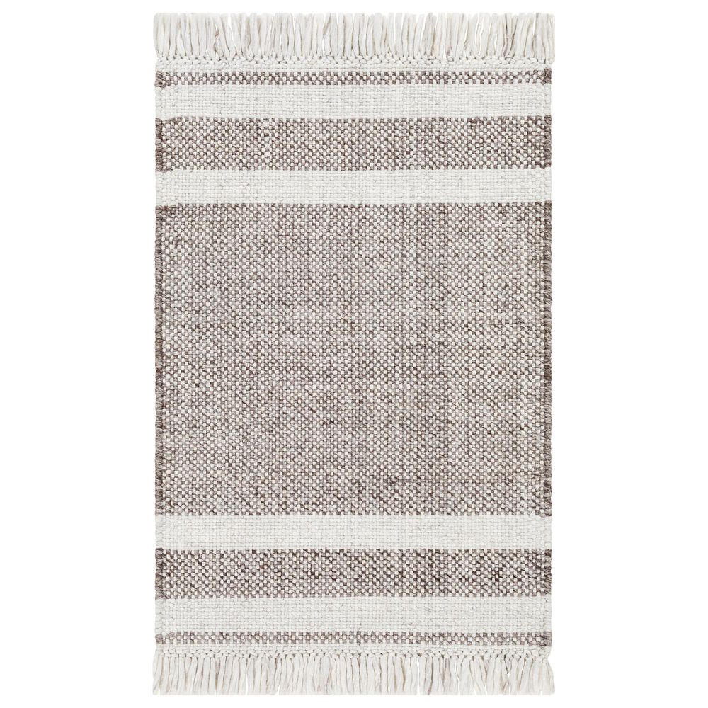 Surya Primrose PRM-2301 2' x 3' Light Grey, Taupe, Sage, Ivory, Beige and Charcoal Area Rug