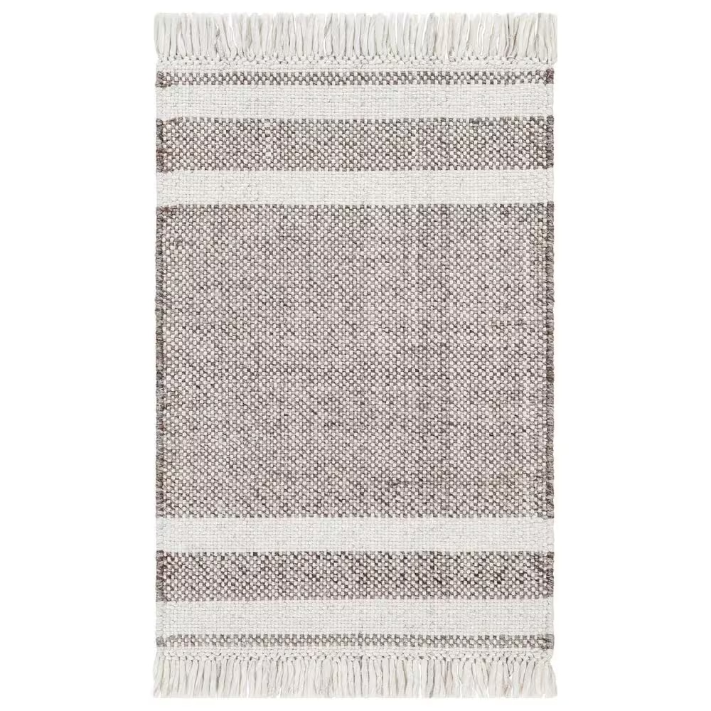 Surya Primrose PRM-2301 9' x 12' Light Grey, Taupe, Sage, Ivory, Beige and Charcoal Area Rug