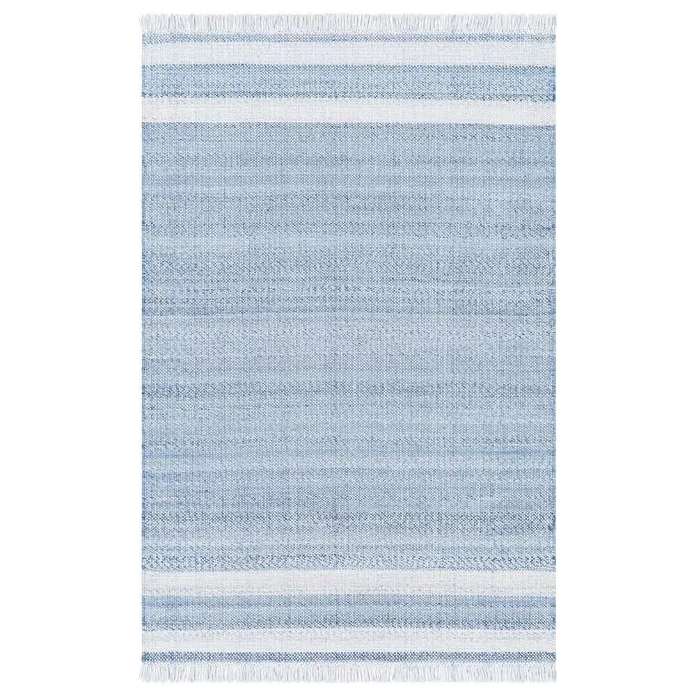 Surya Primrose PRM2302 10' x 14' Off-White, Denim, Light Blue and Ice Blue Indoor/Outdoor Area Rug