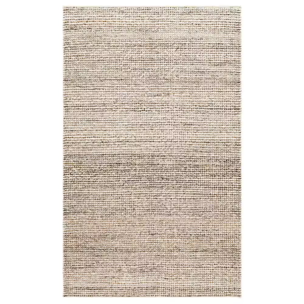 Surya Reika REK-2301 5' x 7'6" Off-White, Gray, Light Gray, Brick Red Area Rug