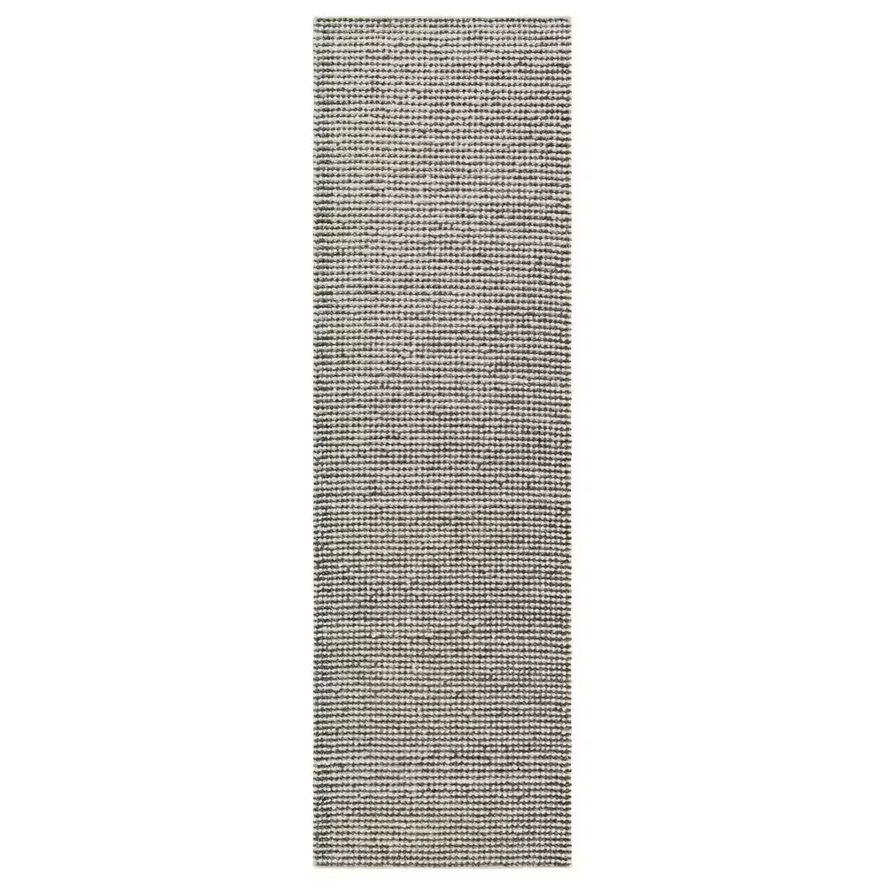Surya Reika REK-2302 2'6" x 8' Charcoal, Light Gray and Beige Runner