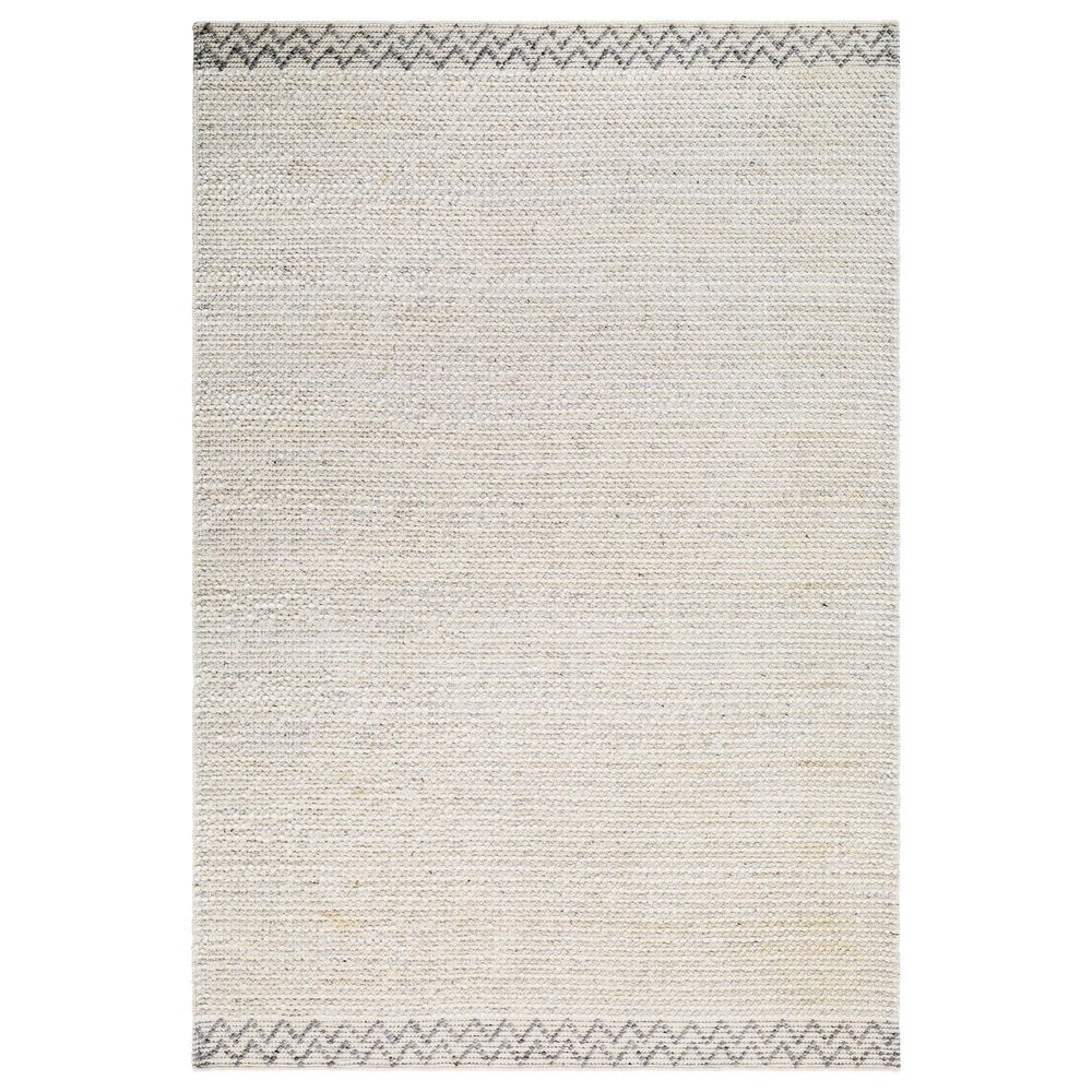 Surya Reika REK-2307 9' x 12' Light Gray, Charcoal and White Area Rug