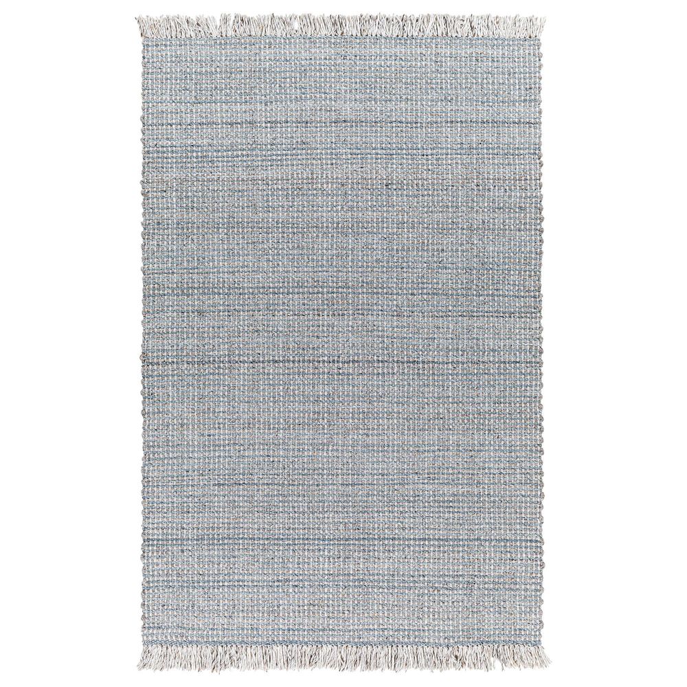 Surya Sara SRU-2300 8' x 10' Light Slate, Charcoal, Brown, Seafoam, Medium Gray, Teal, Pewter Area Rug