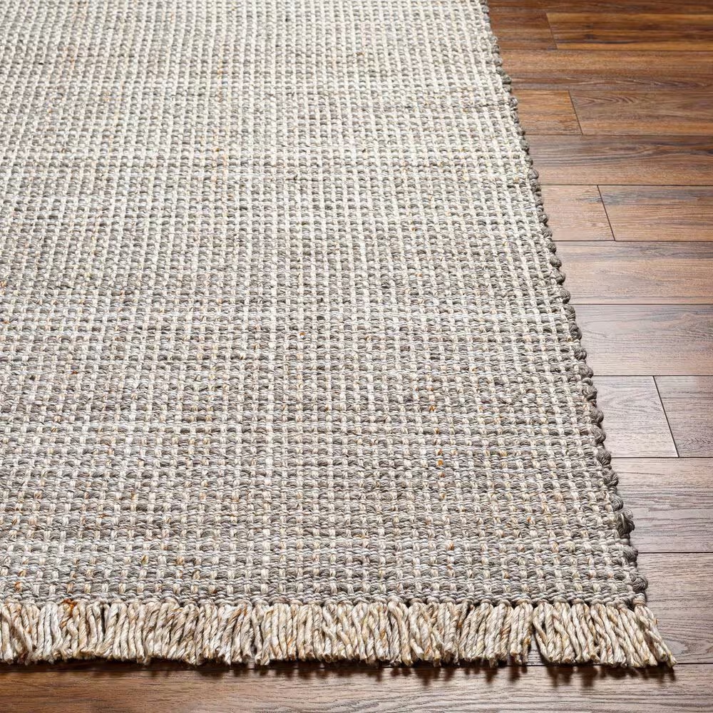 Surya Sara SRU-2302 2' x 3' Gray, Brown, Black, Cream, Dark Brown Area Rug