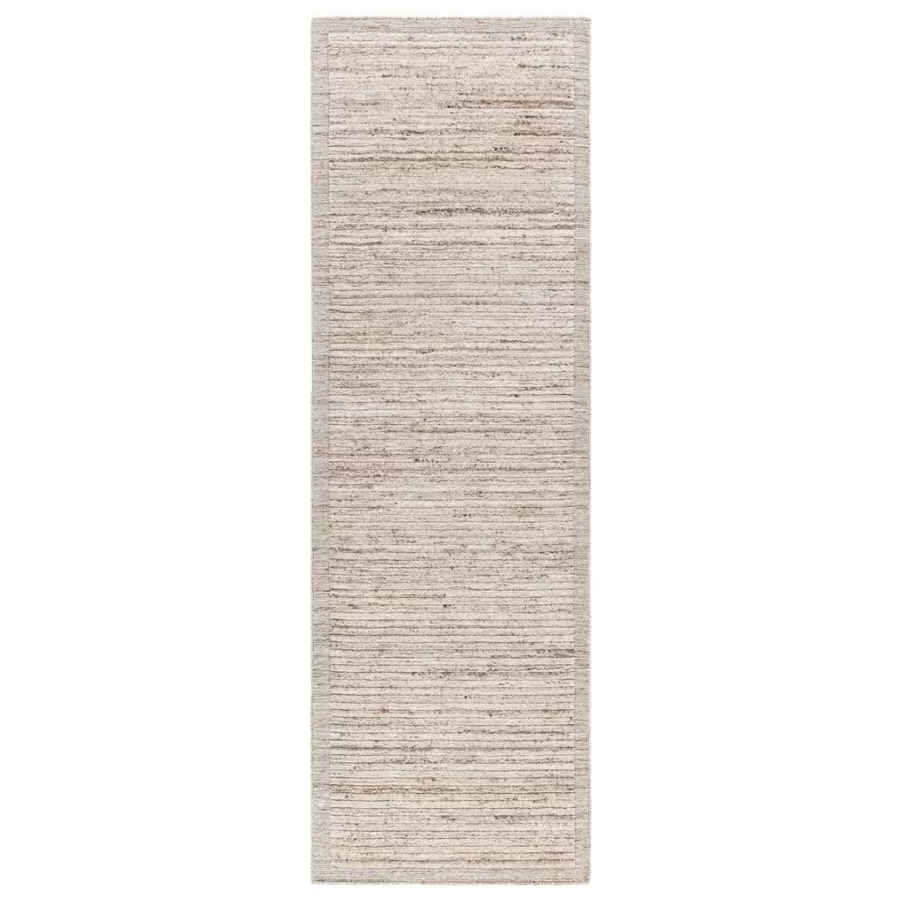 Surya Yasmin 2'6" x 8' Brown, Beige and Black Runner