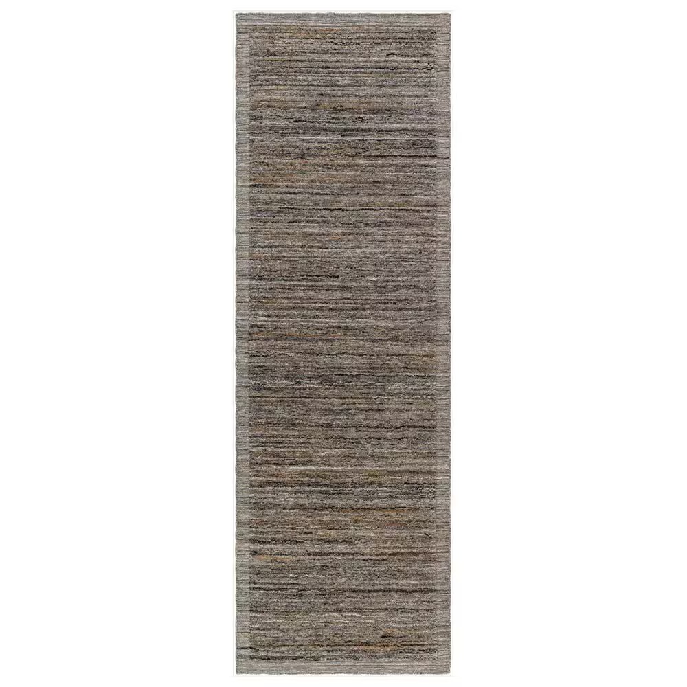 Surya Yasmin 2'6" x 8' Brown, Gray, Black and Taupe Runner