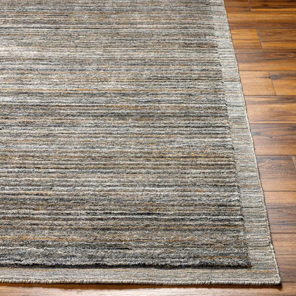 Surya Yasmin 2'6" x 8' Brown, Gray, Black and Taupe Runner