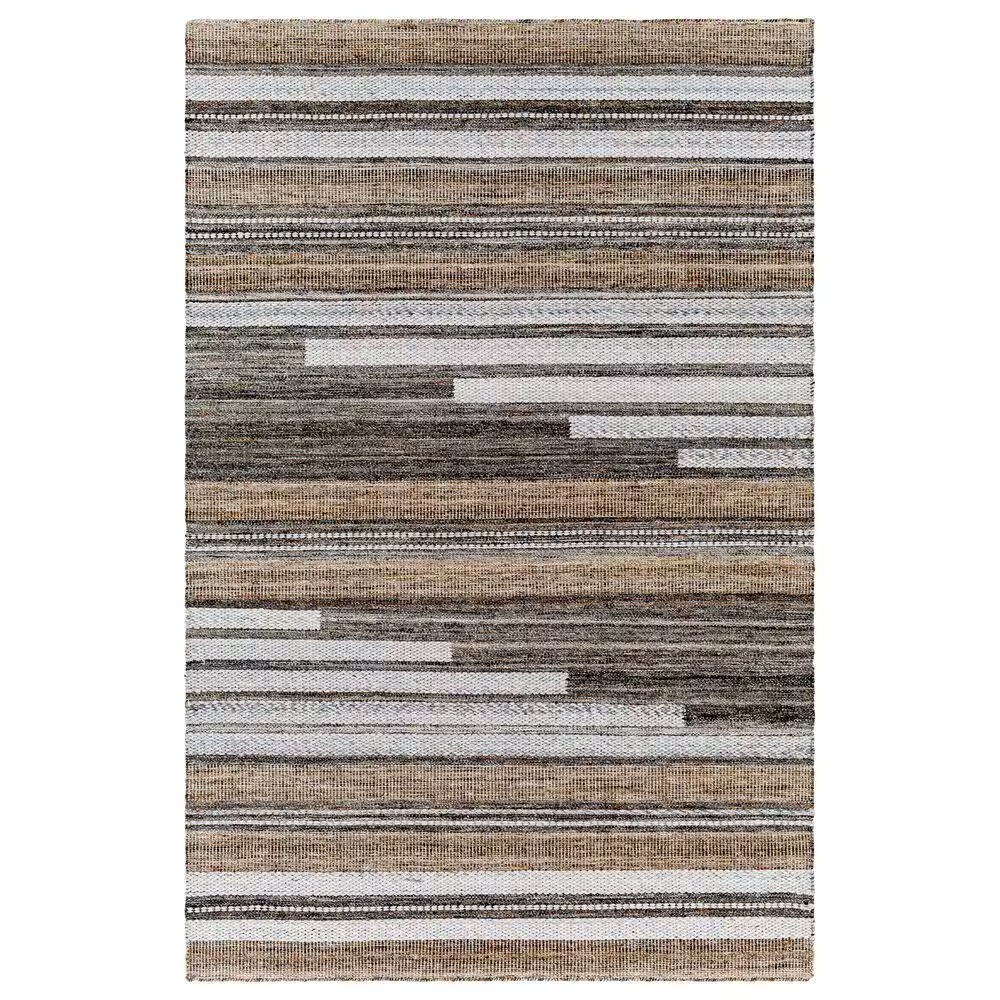 Surya Azalea 2' x 3' Black, Taupe, White and Brown Area Rug