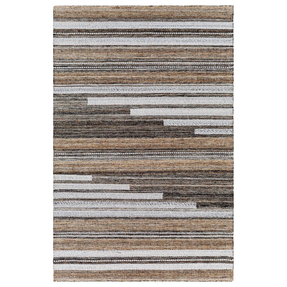 Surya Azalea 8'10" x 12' Black, Taupe, White and Brown Area Rug