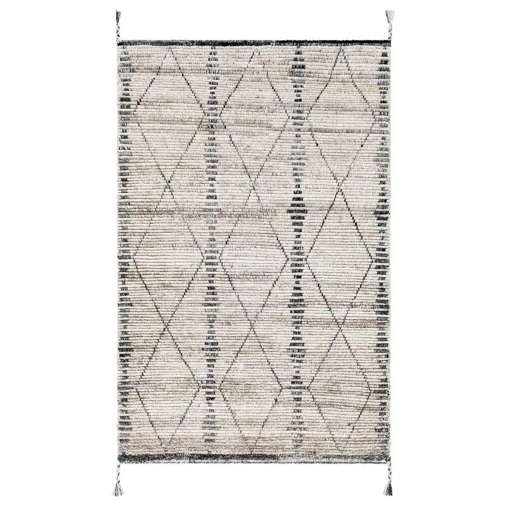 Surya Birch 2' x 3' Beige, Cream, Gray, Charcoal and Black Area Rug